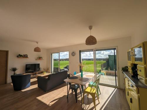 Maison neuve de plain-pied gîte à louer Bruc-sur-Aff