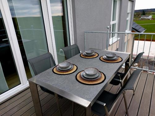 Balkons/terase, Premium Vulkaneifel Chalet in Lutzerath