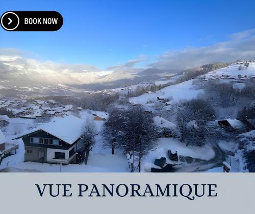 Vue Mont blanc, ski et village - Apartment - Combloux