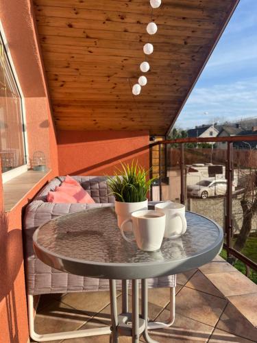 Podkrovni apartman s balkonem in Radvanice a Bartovice