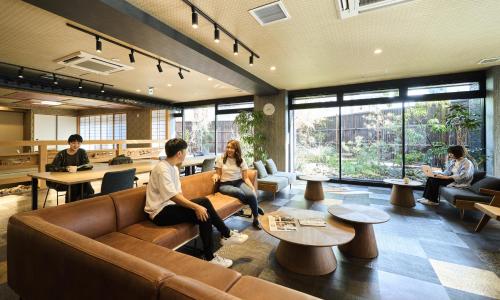 Shared lounge/TV area, COGO TENNOJI in Tennoji