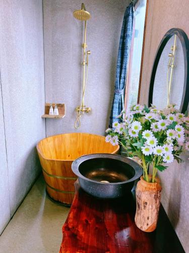 Lagom Bắc Hà Farmstay - 샤워실