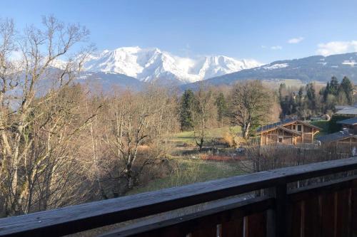 Rare pearl with view of Mont-Blanc Combloux