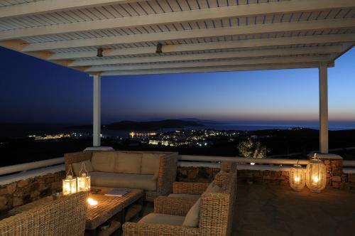 A szálláshely kívülről, Villa St' Astra in Koufonisia