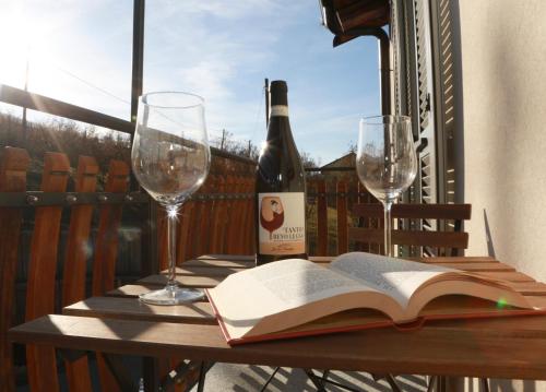 Balkons/terase, Cà d'Rita Monferrato - Viognier con sauna interna e idromassaggio e piscina esterni (Ca d'Rita Monferrato - Viognier con sauna interna e idromassaggio e piscina esterni) in Vinchio