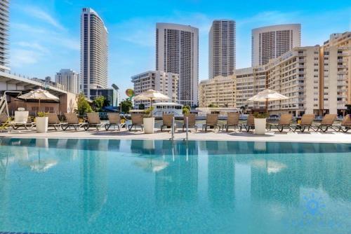 Beachwalk Bliss - Resort Amenities - Gym - Pool in Hallandale Beach, USA
