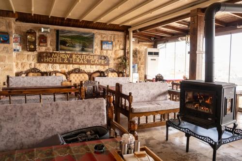 餐廳, MERDİN BOUTİQUE HOTEL (MERDIN BOUTIQUE HOTEL) in 馬爾丁