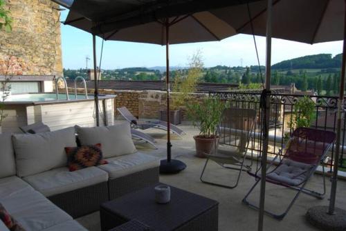 Iekārtas, Les Terrasses Dorées - Chambres d'hôtes de charme & Jacuzzi (Les Terrasses Dorees - Chambres d'hotes de charme & Jacuzzi) in Chatillon (Rhone-Alpes)