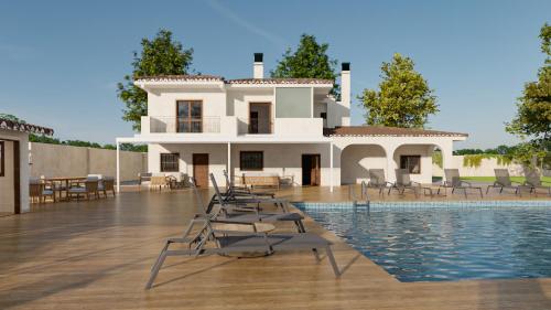 . Villa Huerta 1 Manises, jacuzzi, sauna, piscina