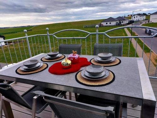 Balkons/terase, Premium Vulkaneifel Chalet in Lutzerath