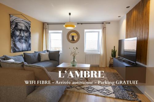 L'Ambre - 1 à 4P - Wifi Fibre - Parking Gratuit - Apartment - Pont-dʼAin