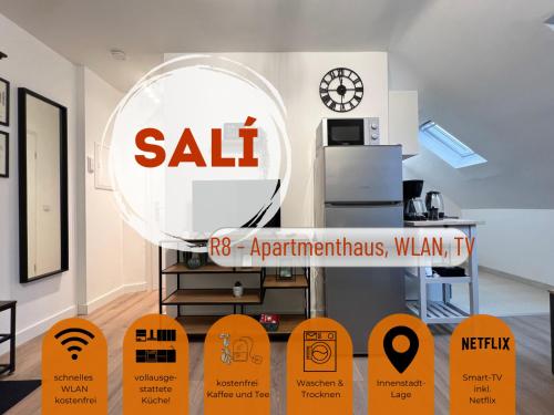 Sali -R8-Apartmenthaus, WLAN, TV - Remscheid