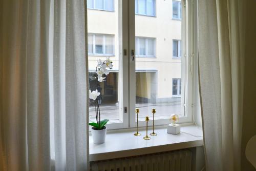 View, Ullis Studio with Top Location in Ullanlinna