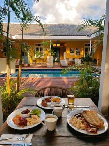 Їжа та напої, BOHO Bohemian Boutique Hotel in Віллемстад