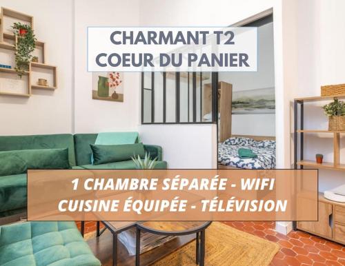 Charmant T2 au cœur du Panier, Marseille