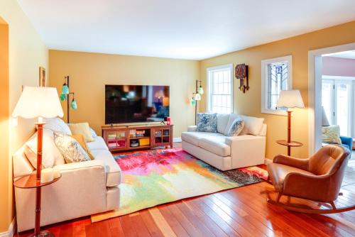 Colorful Milford Home on 7 Wooded Acres! in Milford, USA