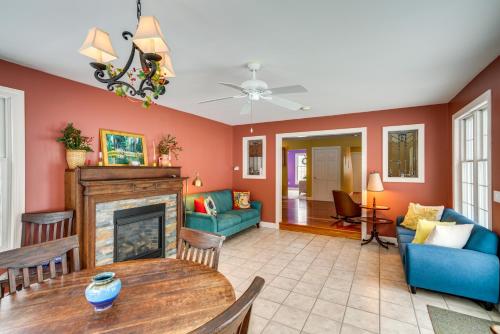 Colorful Milford Home on 7 Wooded Acres! in Milford, USA