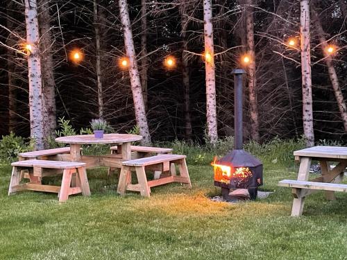 Woodland lodge green room in دونجيفين