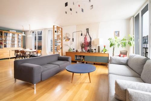 Large bright T4 with rooftop in Paris - Welkeys - Location saisonnière - Paris