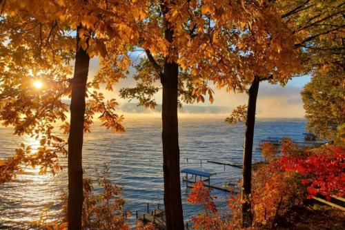 Seneca Lake Log Cabin in Dundee, USA