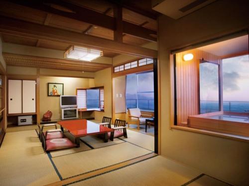 Japanese I 10+6Tatami Panorama View With view bath Non-smoking