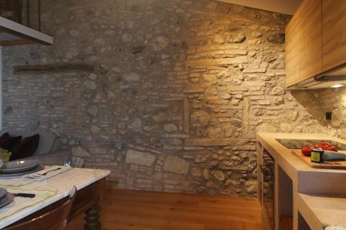кухня, Agriturismo iOlive Tuscany appartamento LECCINO in Санта Лус