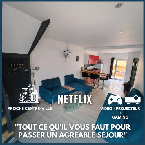 Superbe maison 4 personnes avec Vidéo-projecteur - Location saisonnière - Amiens