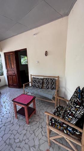 Balkong/terasse, Lodge Jamarek in Kafountine