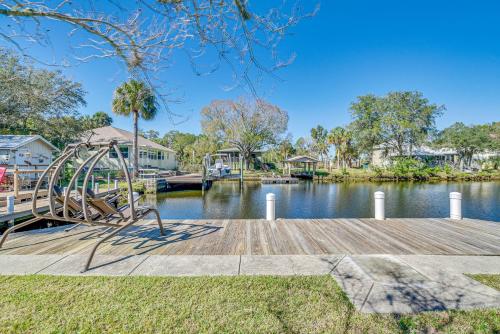 Riverfront Home with Private Dock, Fire Pit! in Homosassa, USA
