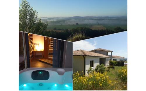 Puech Evasion Détente avec SPA et Sauna privatifs à 10 min d'Albi - Location saisonnière - Castelnau-de-Lévis