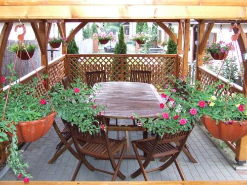 Balcony/terrace, Eszter Vendeghaz in Tiszafured