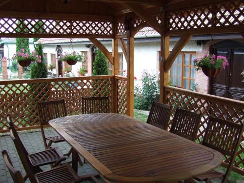 Balcony/terrace, Eszter Vendeghaz in Tiszafured