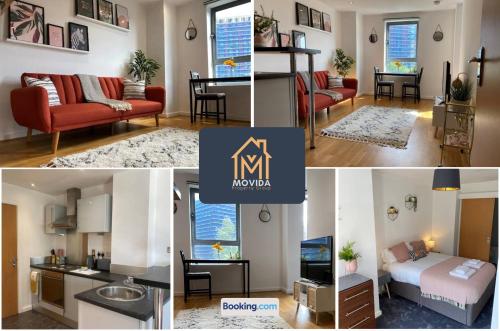 Stylish One Bedroom Apartment By Movida Property Group Short Lets & Serviced Accommodation Leeds