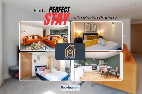 Stylish Two Bed Town Centre Apartment By Movida Property Group Short Lets & Serviced Accommodation With Parking