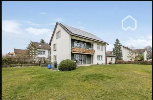 Gartenblick in Rheinfelden, Deutschland