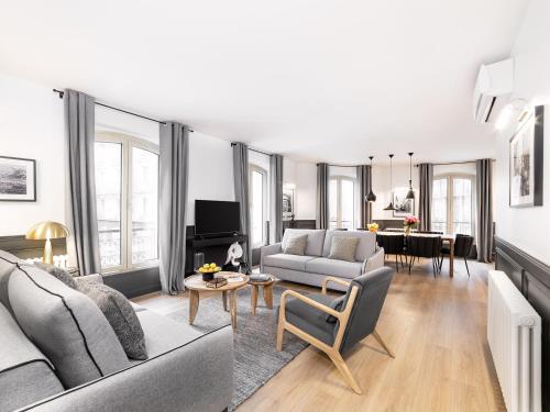 LivinParis - Luxury A/C 3 Bedrooms Opera III - Location saisonnière - Paris