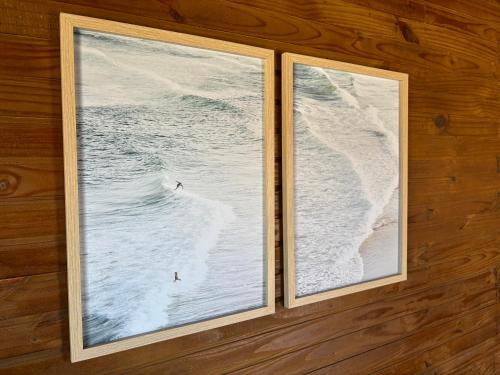 Chalé de 2 quartos, com estacionamento, a 5 min da praia!