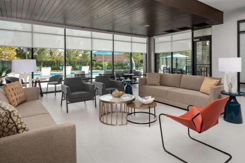 ล็อบบี้, Hampton Inn by Hilton Orlando Southeast Nona in ออร์แลนโด้ อีสต์