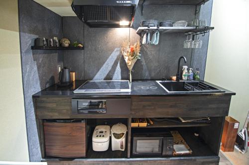 Hus på 27 m² i Kawaramachi, med 1 sovrum och 1 badrum (privat) (New Kyo Machiya - Toki no Yado - Kamishichiken) in Kinugasa