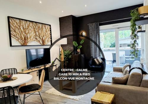 Black&White Home-by So'SerenityHome-Balcon-Parking - Location saisonnière - Cluses