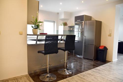 virtuve, Apartmán Hrušky (Apartman Hrusky) in Hrušky
