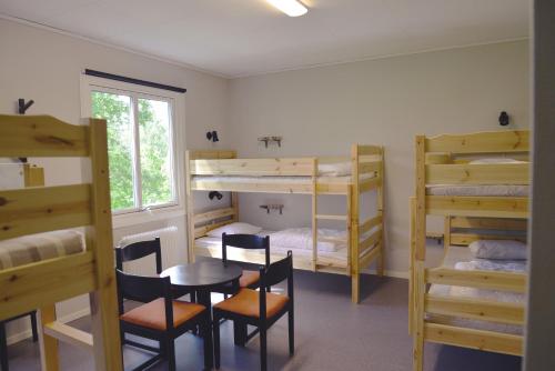3 bunk beds