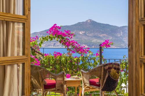 陽台/露台, 菲丹卡酒店 (Fidanka Hotel) in 卡爾坎