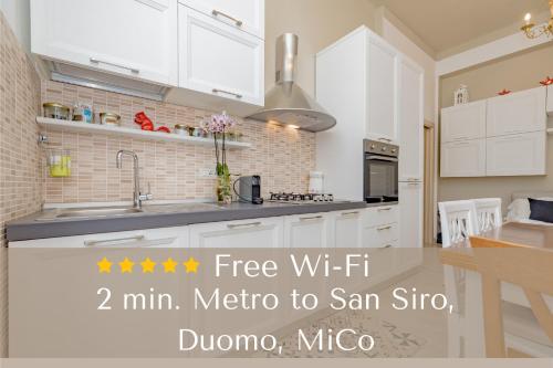 2 Bedroom Apartment - Buzzi Hospital, Sempione, MiCo, 100mt MetroM5, Milan