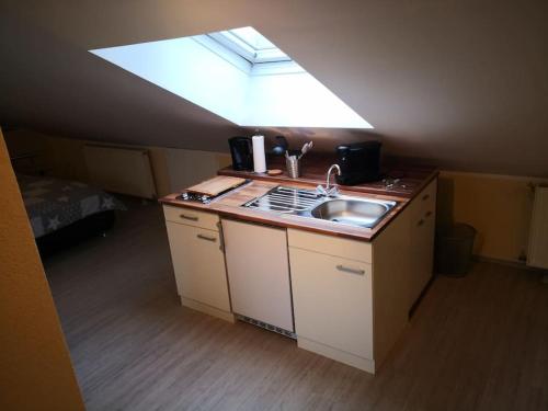 Über den Dächern von Mörfelden-Walldorf in Mörfelden-Walldorf, Deutschland