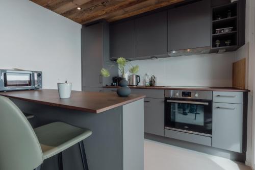 Kitchen, Magnifique appartement proche du centre in Crans Montana