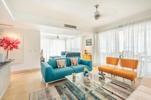 Beach front and beach access at Nueva Romana in La Caña