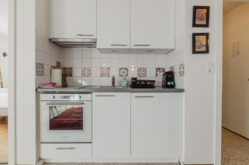 keuken, Logement avec vue spectaculaire sur les montagnes in Randogne