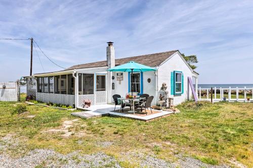 Oceanfront White Stone Cottage with Private Beach! - main image