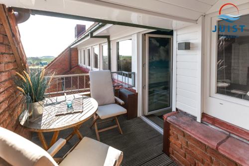 Erkély/terasz, Landhaus Gertrude 108 - Wohnung Meeresrauschen in Juist